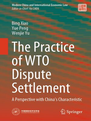 cover image of The Practice of WTO Dispute Settlement
